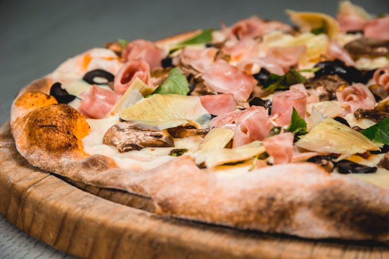Mediterranean Veggie specialty dewey's pizza