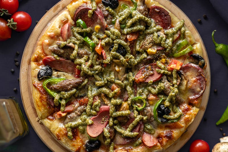 Truffle Mushroom signature dewey's pizza